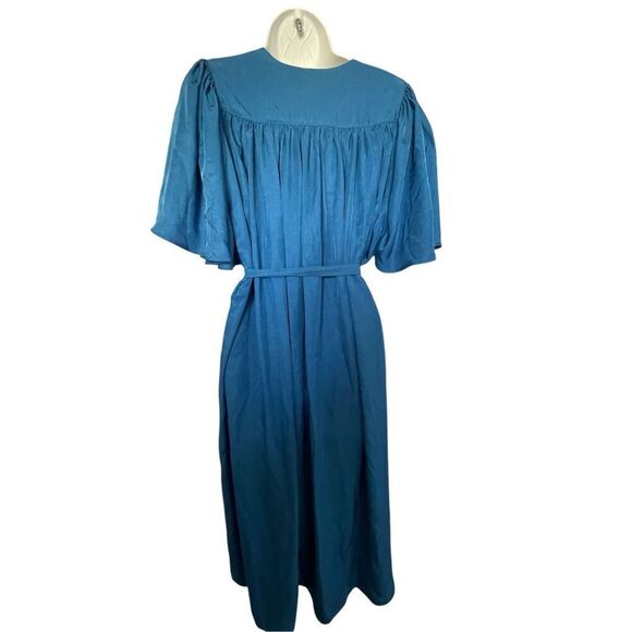 Ciao Lucia Serafina Midi Wrap Dress Blue - Picture 4 of 8